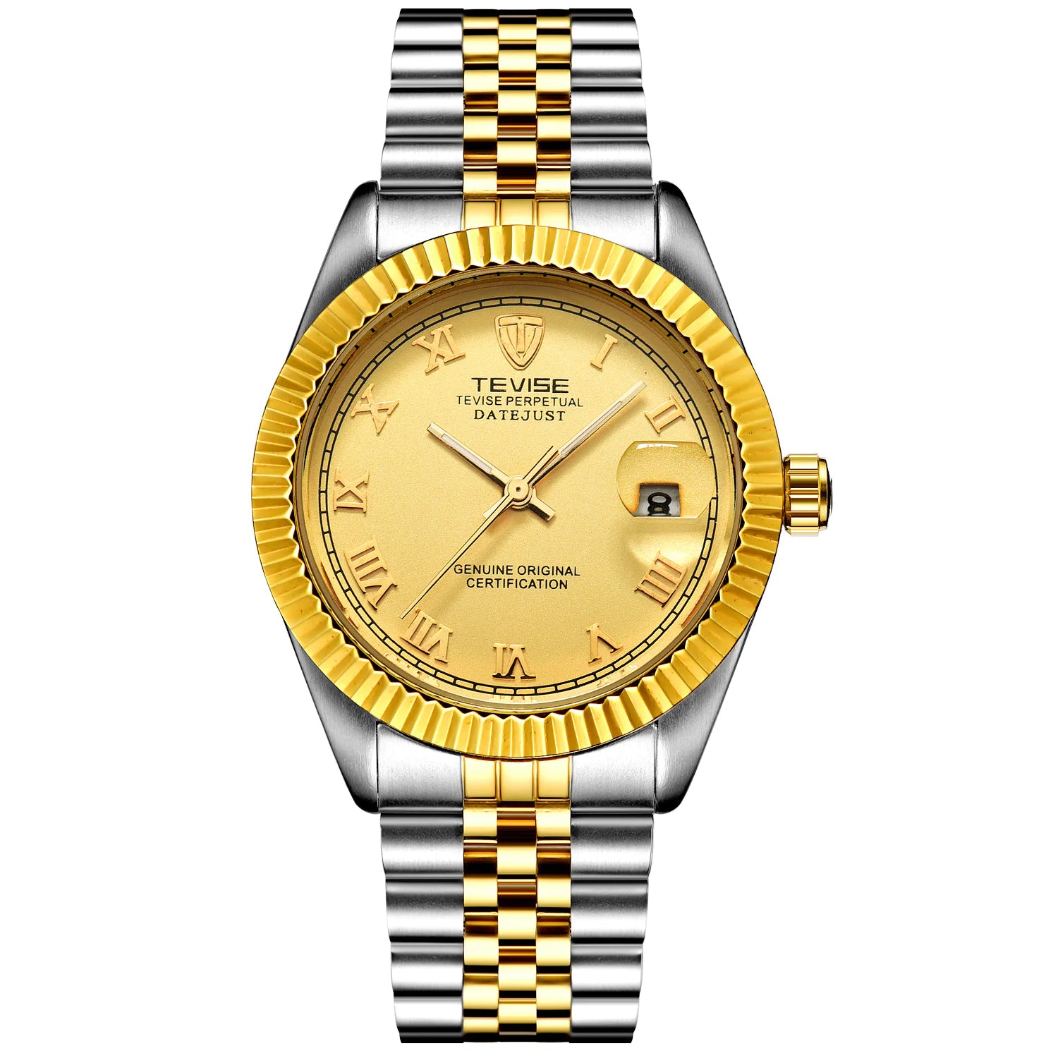 TEVISE Detective Automatic Men’s Mechanical Watch with Calendar