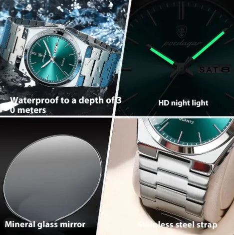 Ultra-Thin Luminous Quartz Watch