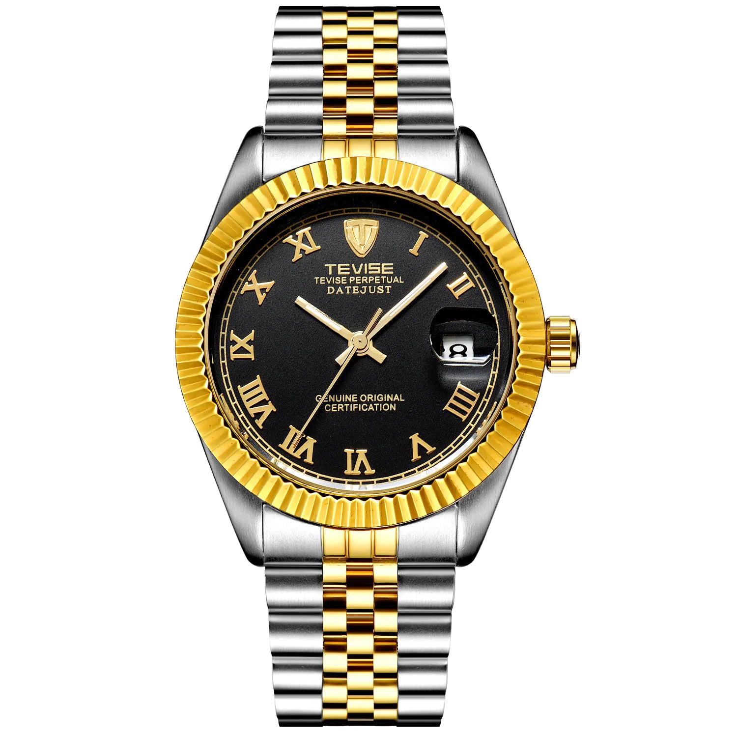 TEVISE Detective Automatic Men’s Mechanical Watch with Calendar